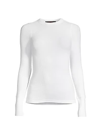 Orion Ribbed Long-Sleeve Top
