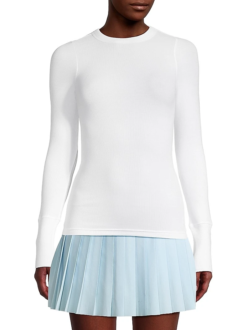 Orion Ribbed Long-Sleeve Top