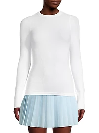Orion Ribbed Long-Sleeve Top