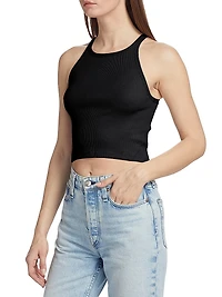 Cropped Ribbed Tank