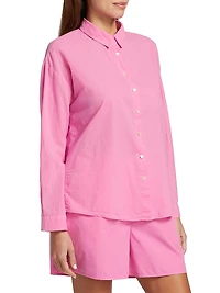Devyn Linen Button-Front Shirt