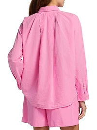 Devyn Linen Button-Front Shirt