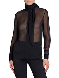 Blouse Silk Muslin Crepe