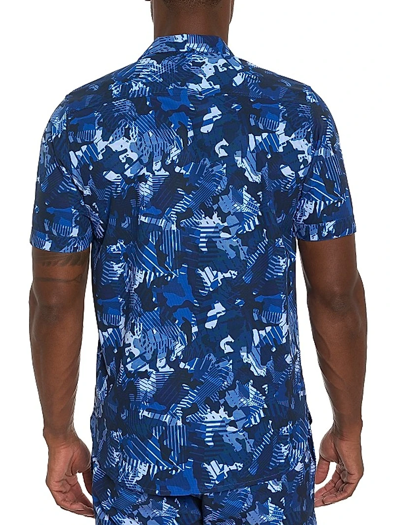 Blues Club Button-Front Shirt