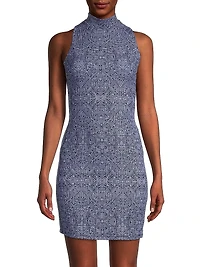Nova Labyrinth Double-Face Knit Dress