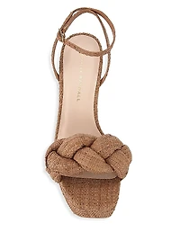 Fae Braided Raffia Platform Sandals