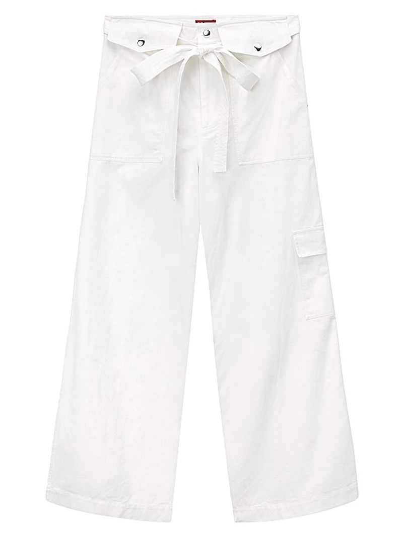 Brayden Cotton Wide-Leg Pants