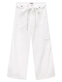 Brayden Cotton Wide-Leg Pants