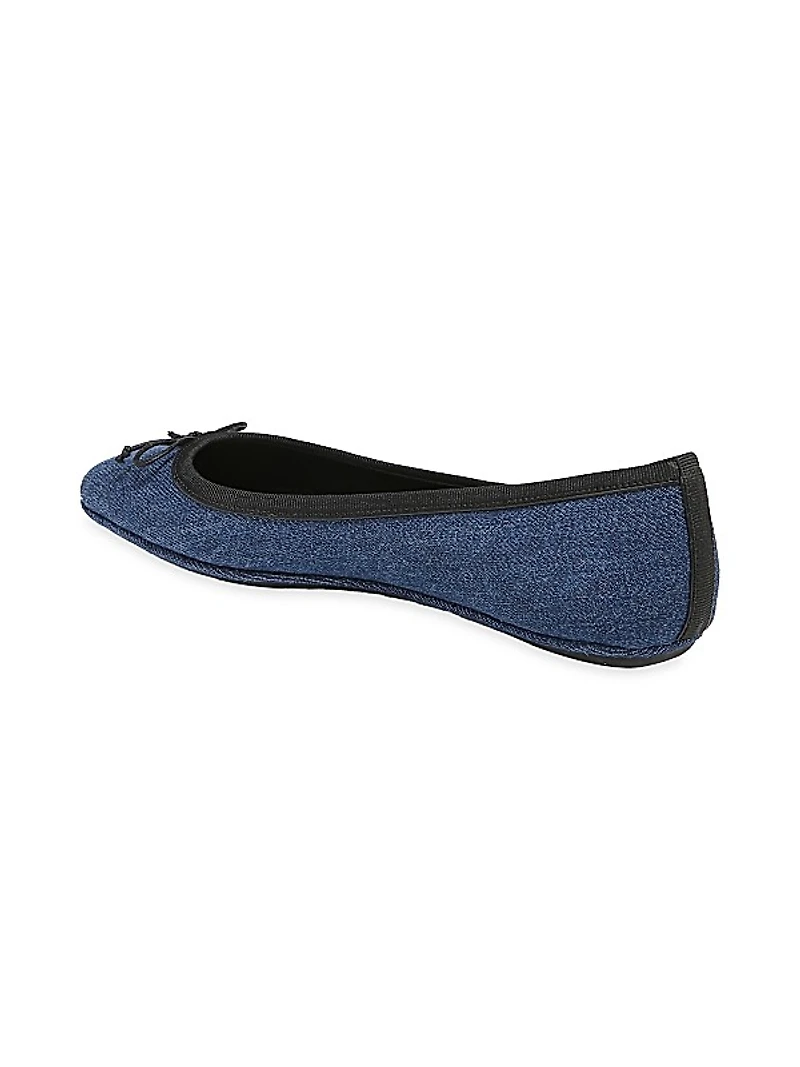 Beatrix Denim Ballet Flats