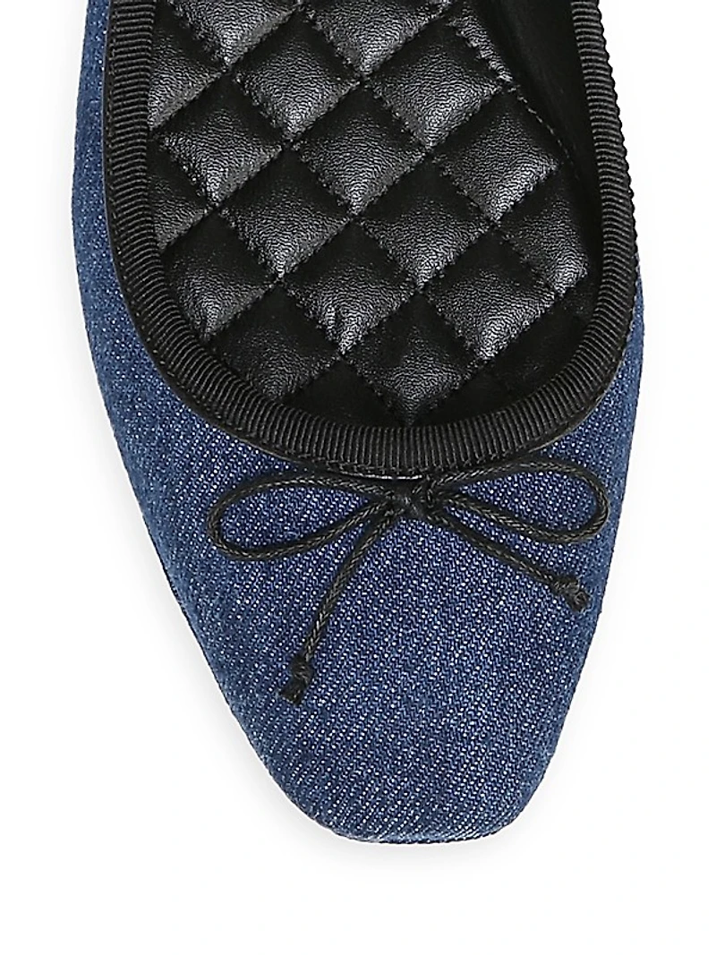 Beatrix Denim Ballet Flats