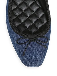 Beatrix Denim Ballet Flats