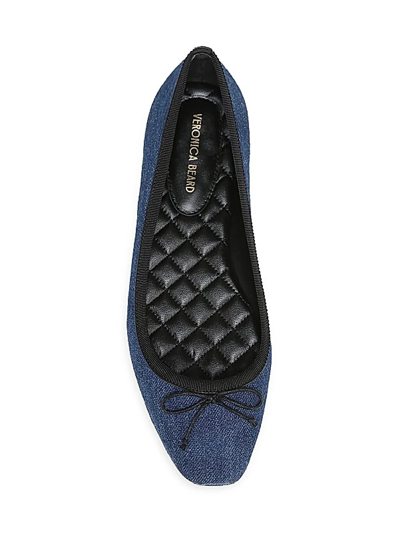 Beatrix Denim Ballet Flats