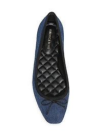 Beatrix Denim Ballet Flats