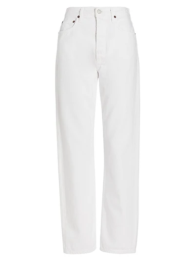 90s Straight-Leg Pinch-Waist Jeans