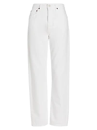90s Straight-Leg Pinch-Waist Jeans