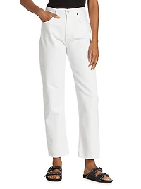 90s Straight-Leg Pinch-Waist Jeans