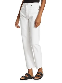 90s Straight-Leg Pinch-Waist Jeans
