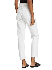 90s Straight-Leg Pinch-Waist Jeans