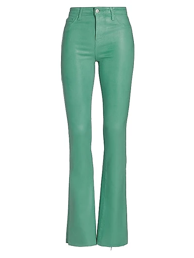 Ruth Mid-Rise Coated Straight Jeans