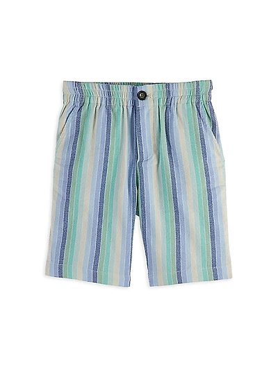 Little Boy's & Boy's Gradient Stripe Shorts
