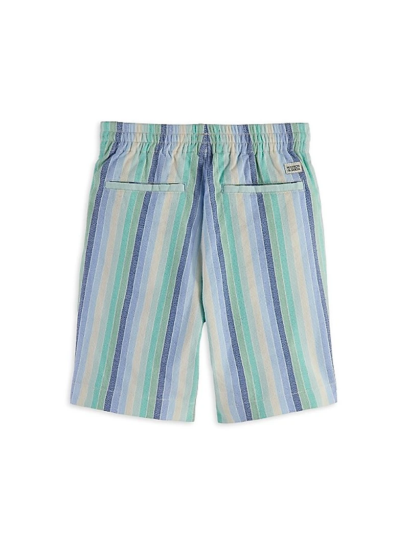 Little Boy's & Boy's Gradient Stripe Shorts