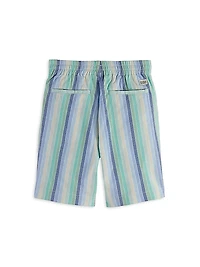 Little Boy's & Boy's Gradient Stripe Shorts