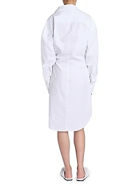 Lace Detail Shirtdress