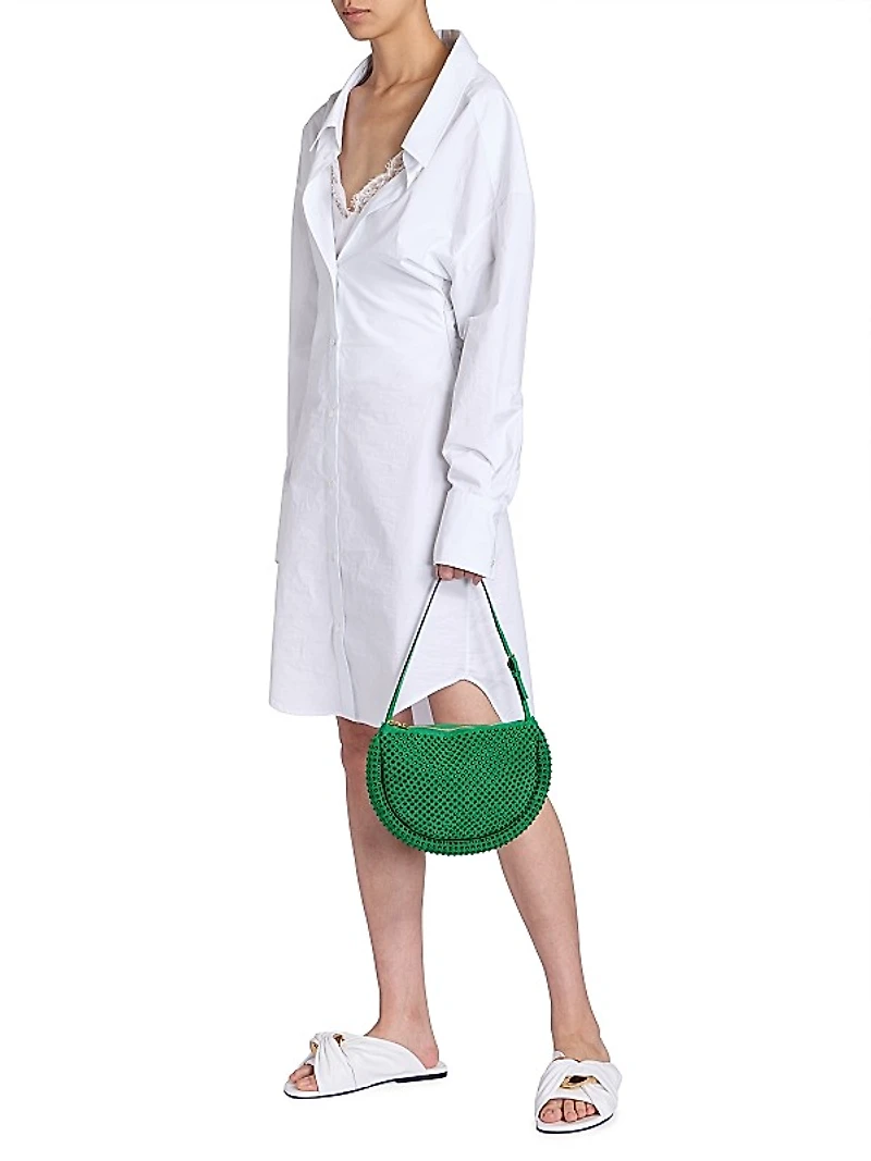 Lace Detail Shirtdress