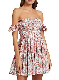 Aurora Off-The-Shoulder Minidress