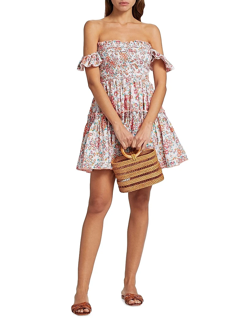 Aurora Off-The-Shoulder Minidress