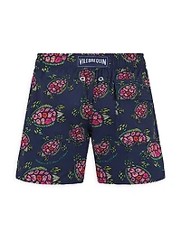 Little Boy's & Boy's Turtle Swim Trunks