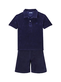 Little Boy's & Terry Polo Shirt