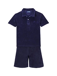 Little Boy's & Boy's Cotton Terry Shorts
