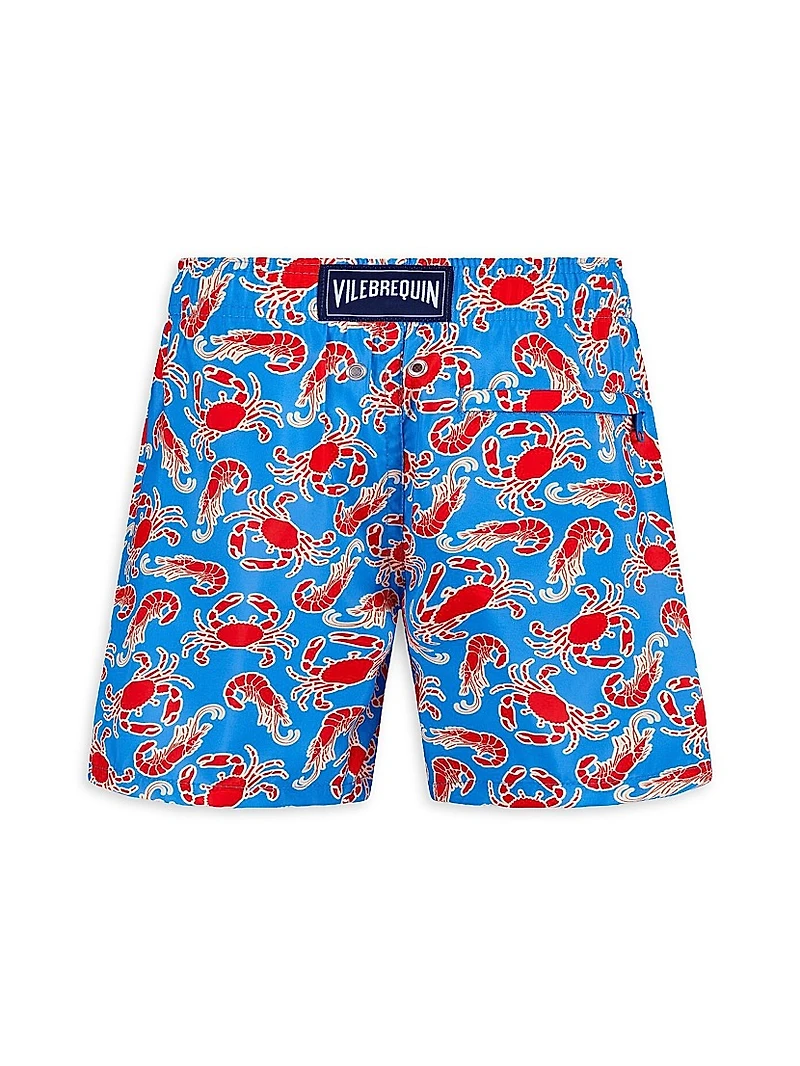Little Boy's & Crab 'N' Shrimp Swim Trunks
