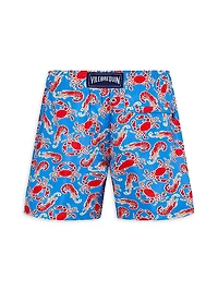 Little Boy's & Crab 'N' Shrimp Swim Trunks