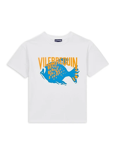 Little Boy's & Logo Fish Graphic T-Shirt