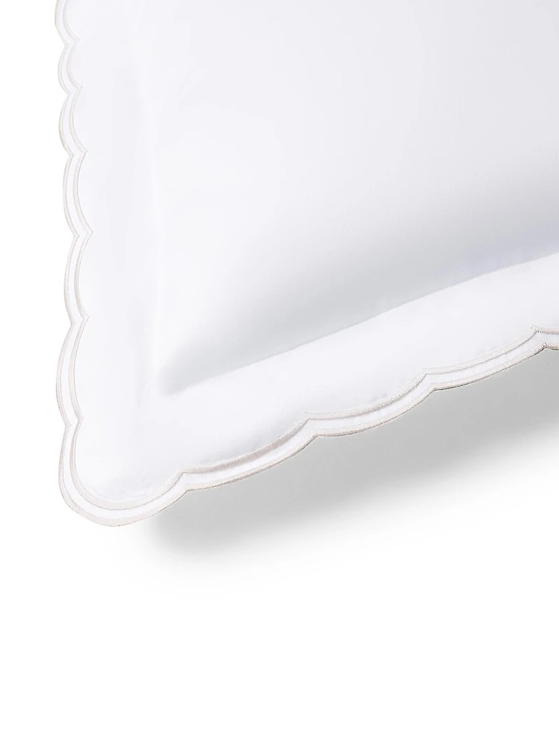 Malin Scallop Cotton Sateen Sham