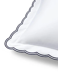Malin Scallop Cotton Sateen Duvet Cover