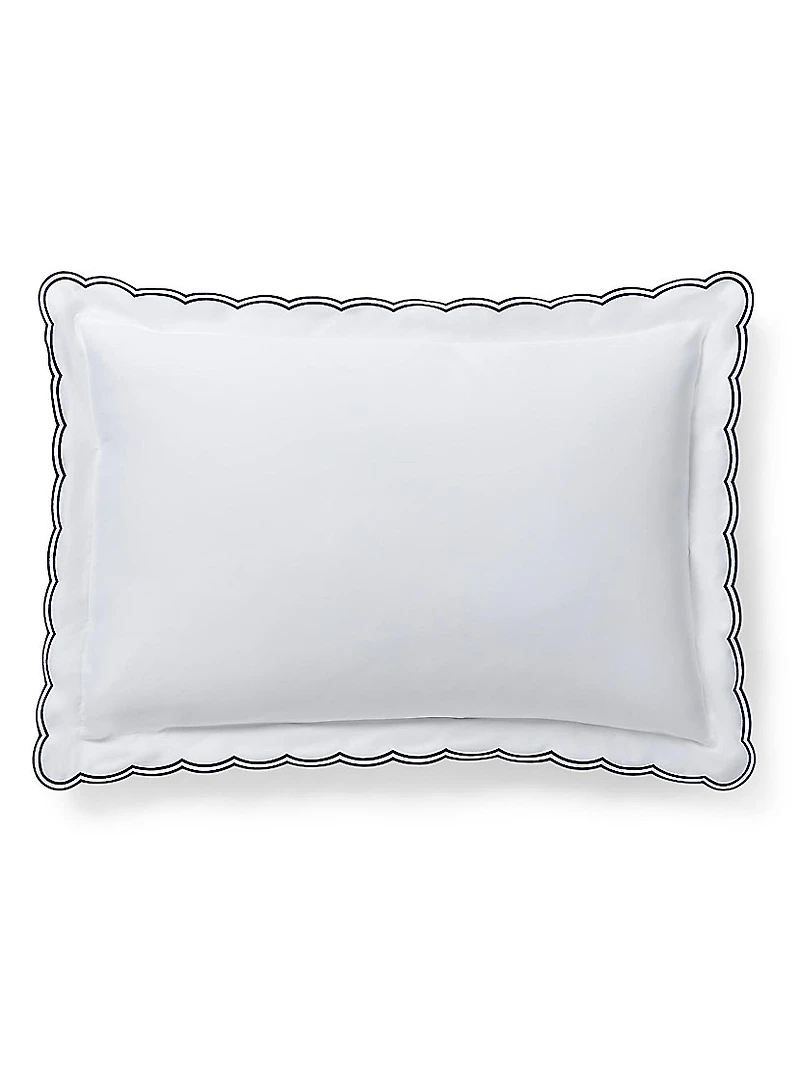 Malin Scallop Cotton Sateen Duvet Cover