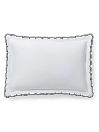 Malin Scallop Cotton Sateen Duvet Cover
