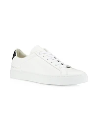 Retro Low Leather Sneakers