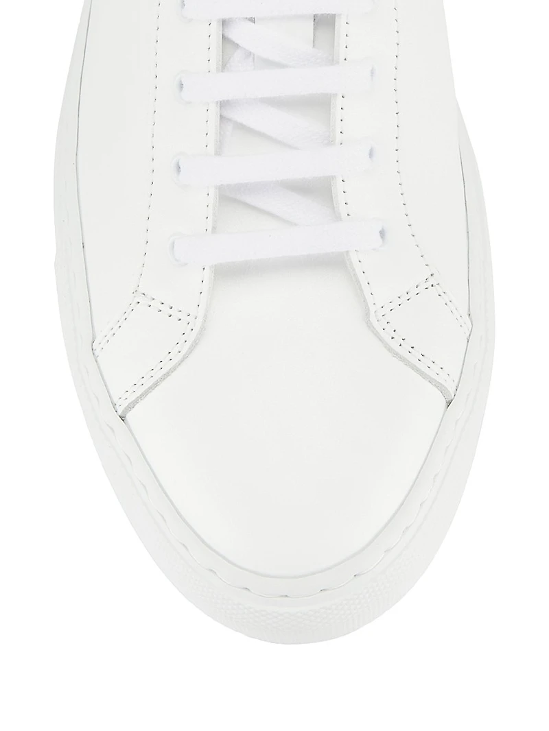 Retro Low Leather Sneakers