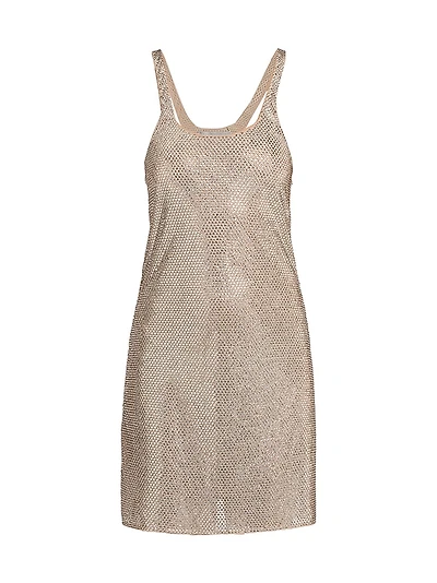 Crystal-Embellished Minidress