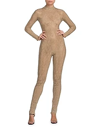 Crystal-Embellished All In One Jumpsuit
