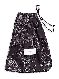 Leaf Print Long Pajama Set