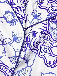 Floral Two-Piece Long Pajama Set