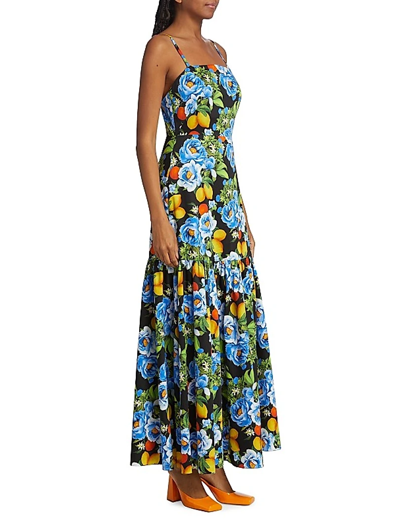 Cordiela Silk Floral Maxi Dress