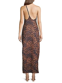 Strappy Asymmetric Maxi Dress