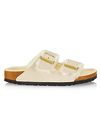 Arizona Shearling-Lined Leather Sandals