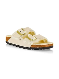 Arizona Shearling-Lined Leather Sandals